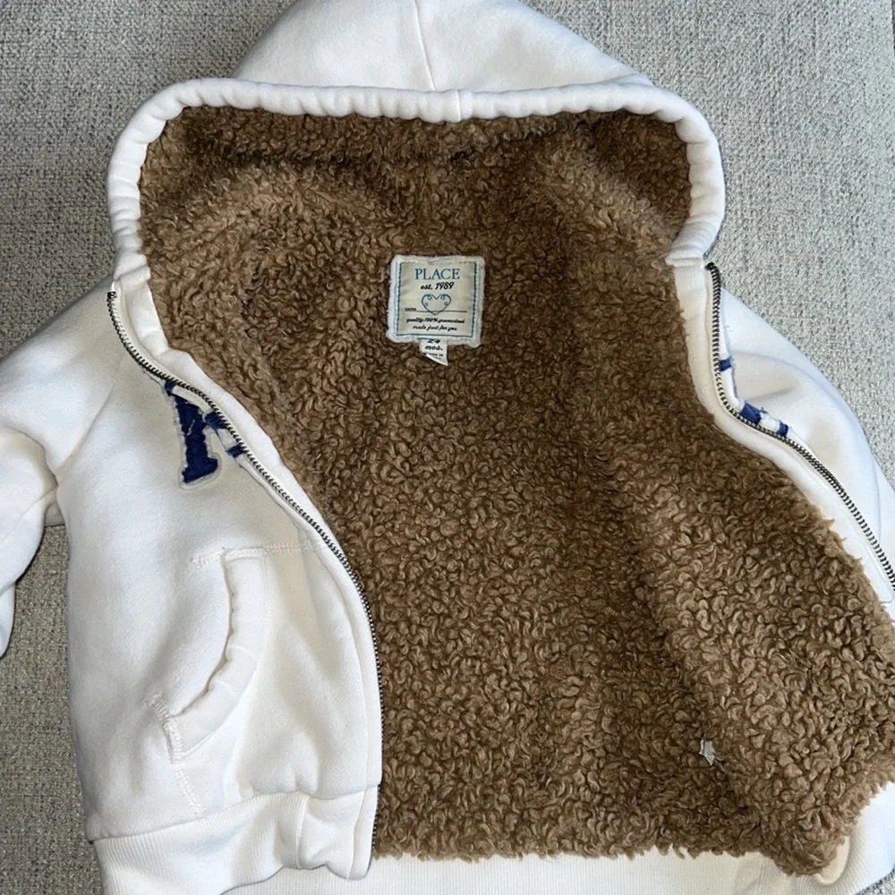 The Children’s Place thick furry zipper up